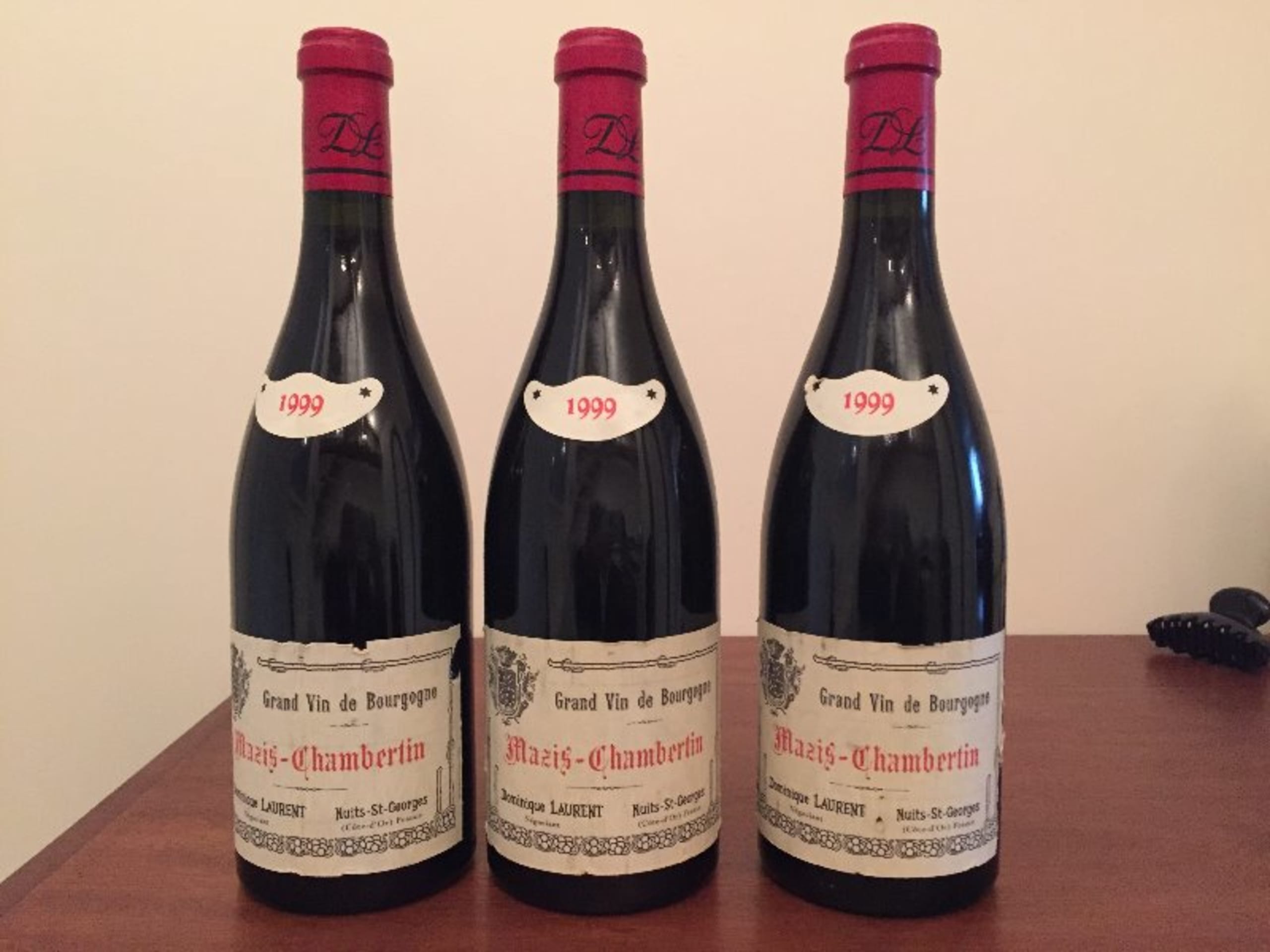 Mazis-Chambertin, Dominique Laurent, 1999